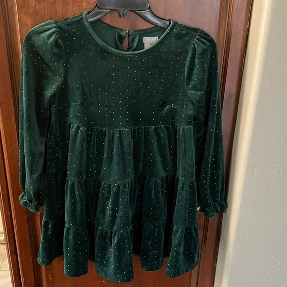 green emerald velvet dress Off The Shoulder Dark Green Velvet High Split Prom Dress with Detachable Train main image 0